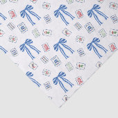 水彩麻雀タイル&ボウ 薄葉紙 (詳細)