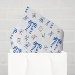 水彩麻雀タイル&ボウ 薄葉紙