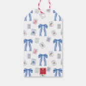 水彩麻雀タイル&弓囲い ギフトタグ (裏面)