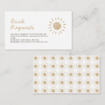 水彩黄日の赤ちゃんシャワー予約リクエスト