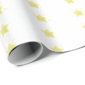 水彩黄星クリスマス ラッピングペーパー (ロールコーナー)