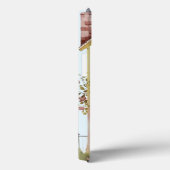 水彩黄色い家の花箱ガーデン甘い Case-Mate iPhoneケース (裏面 / 右)