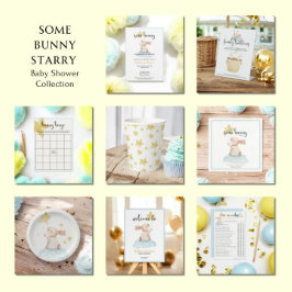 水彩黄色い星 ラウンドシール