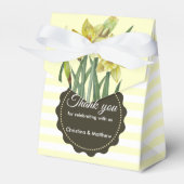 水彩黄色の水色の水色の水色の水色の水色の水色の水色の黄白の縞模様 フェイバーボックス (正面サイド)