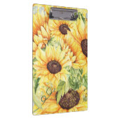 水彩黄色ひまわり緑 クリップボード (右)