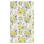 水彩黄花模様 スモールペーパーバッグ (裏面)
