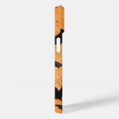 水彩黒こうもりオンオレンジ Case-Mate iPhoneケース (裏面 / 右)