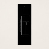 水彩黒業服つるラベル (裏面)