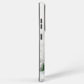 水彩黒熊の動物トーテムスピリットガイド SAMSUNG GALAXYケース (右側面)