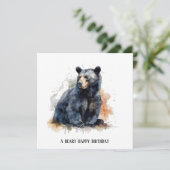 水彩黒熊ウッドランドアートカスタム (スタンド正面)