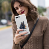 水彩黒熊ウッドランドアートカスタム Case-Mate iPhoneケース