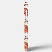 水彩黒犬と骨の黒い前足のパターン Case-Mate iPhoneケース (裏面 / 左)