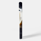 水彩黒猫エクリプス月のアートワーク Case-Mate iPhoneケース (裏面 / 左)