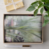 水彩黒白鳥デコップクラフト 薄葉紙 (ギフト)