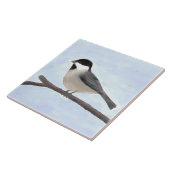 水彩黒蓋付き《鳥》アメリカゴガラセラミックタイル タイル (側面)