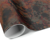 水彩黒赤グレースプラッ絵を描シュ抽象芸術 ラッピングペーパー (ロールコーナー)