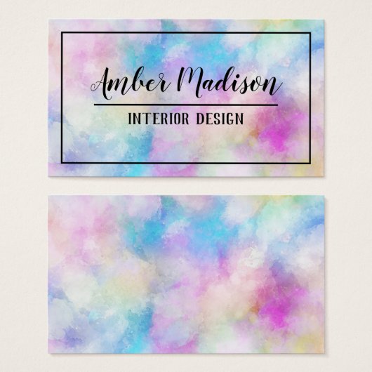 水彩 (正面&裏面)