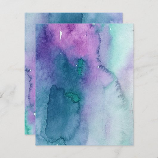 水彩 (正面/裏面)