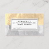 水彩2トーンアポイントメント 予約カード (裏面)