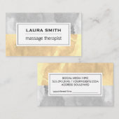 水彩2トーンアポイントメント 予約カード (正面/裏面)