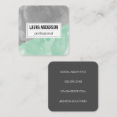 水彩2トーン スクエア名刺 (正面/裏面)