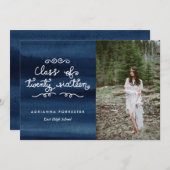 水彩2016年原稿大学院写真 招待状 (正面/裏面)