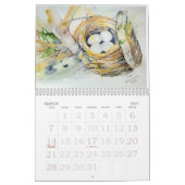 水彩2021カランダー カレンダー (3月 2027)