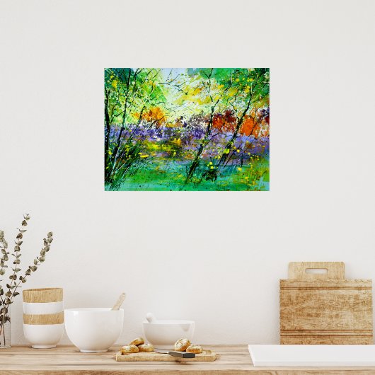 水彩218090 ポスター (キッチン)