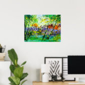 水彩218090 ポスター (ホームオフィス)