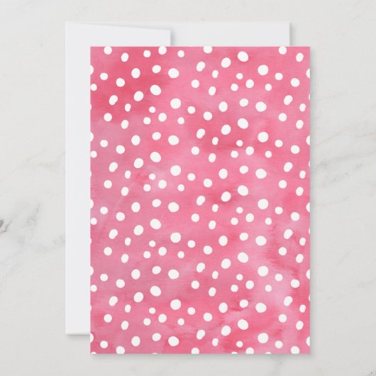 水彩2Tiフルッティ2歳誕生日招待状 招待状 (裏面)