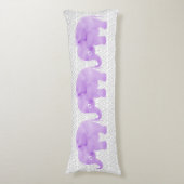 水彩3象シボリ初期のシロン ボディピロー (正面縦)