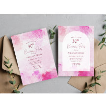 水彩30歳の誕生日