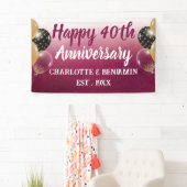 水彩40周年記念バルーンルビー結婚ズ 横断幕 (インサイチュ)