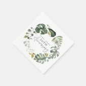 水彩50周年結婚パーティー スタンダードカクテルナプキン (角)