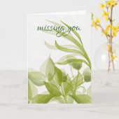 水彩 あなたが恋しい カード (黄色い花)