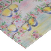 水彩-かわいい雀- テーブルクロス (アングル)