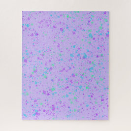 水彩（ばちゃばちゃ）跳ねるオンパープルパズル ジグソーパズル