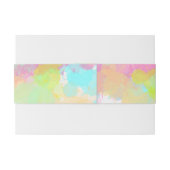 水彩（ばちゃばちゃ）跳ねるカラフル抽象デザイン 招待状ベリーバンド (裏面例)