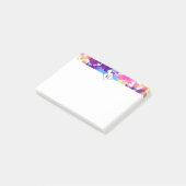 水彩（ばちゃばちゃ）跳ねるカラフル抽象芸術モダン ポストイット (アングル)