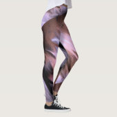 水彩(ばちゃばちゃ)跳ねる抽象芸術ブラシストロークキャンバス レギンス (右)