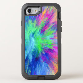 水彩 オッターボックスディフェンダーiPhone SE/8/7 ケース