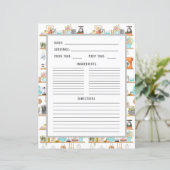 水彩 キッチン ツール | レシピ バインダー ページ (スタンド正面)