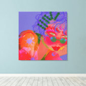 水彩 キャンバスプリント (インサイチュ (ウッドフロア))