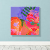 水彩 キャンバスプリント (インサイチュ (ウッドフロア))