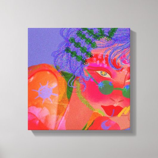 水彩 キャンバスプリント (正面)