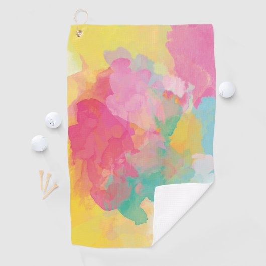 水彩 ゴルフタオル (インサイチュ)