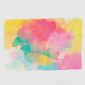 水彩 ゴルフタオル (横)