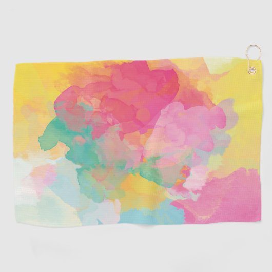 水彩 ゴルフタオル (横)