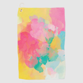 水彩 ゴルフタオル