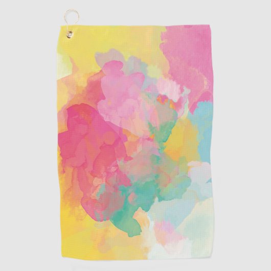 水彩 ゴルフタオル (正面)